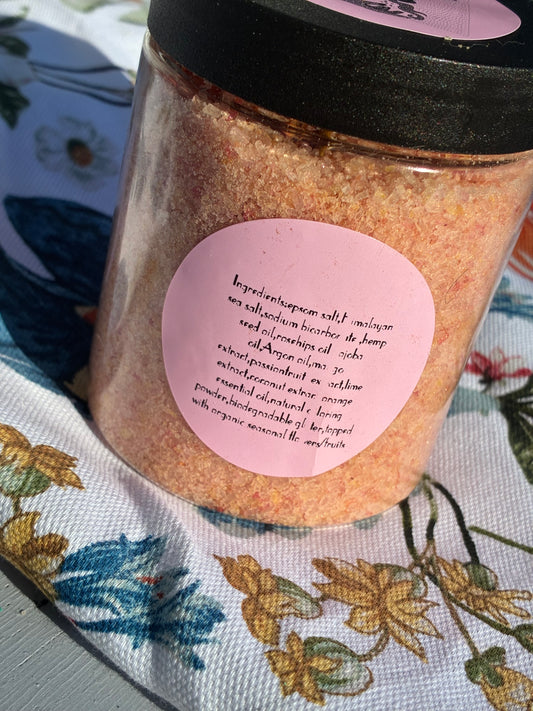 Tropical sunset -Luxury bath salt soak
