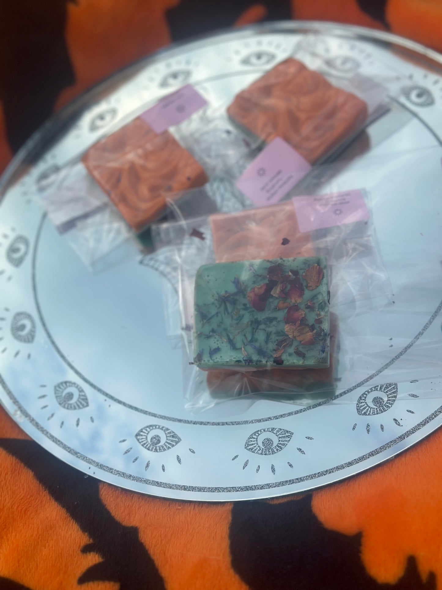 Rainbow crispies-oatmeal based soap