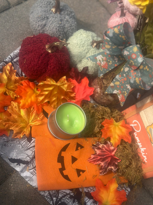 Poison apple-caramel spiced apple scented candle