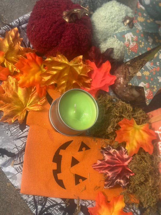 Poison apple-caramel spiced apple scented candle