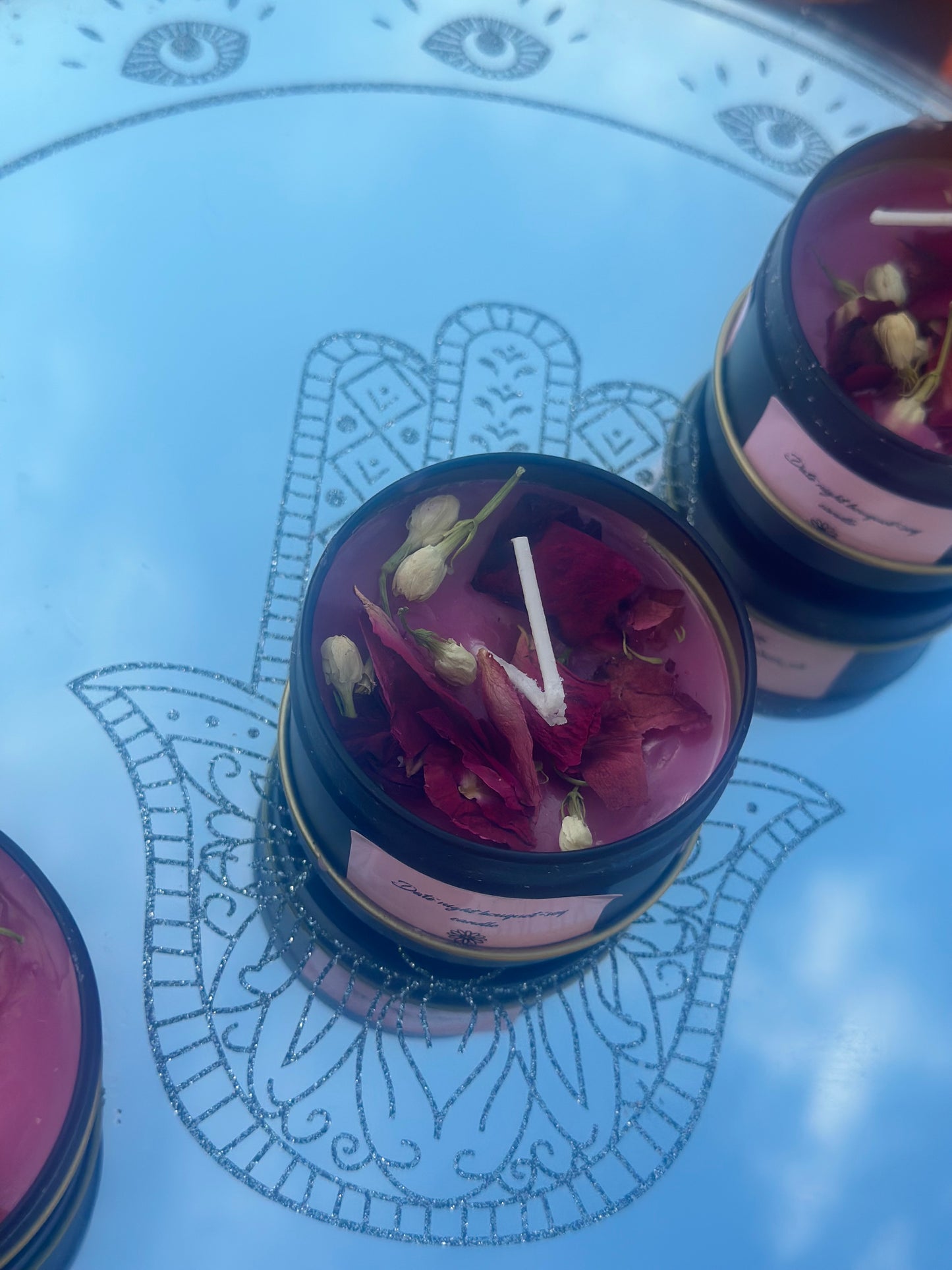 Date night bouquet -soy candle 4oz