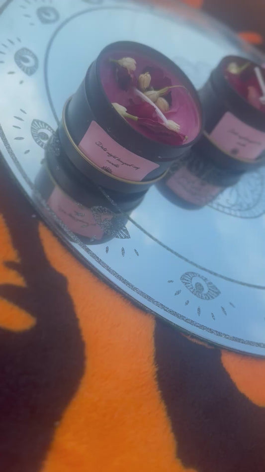 Date night bouquet -soy candle 4oz